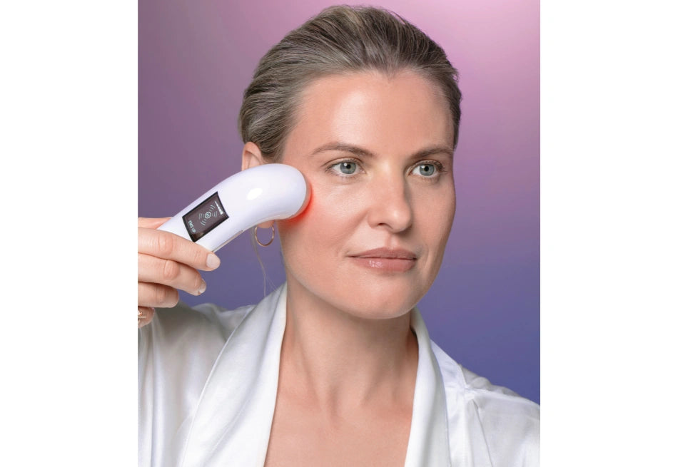 A model using the Rejuvenate Beauty Device.