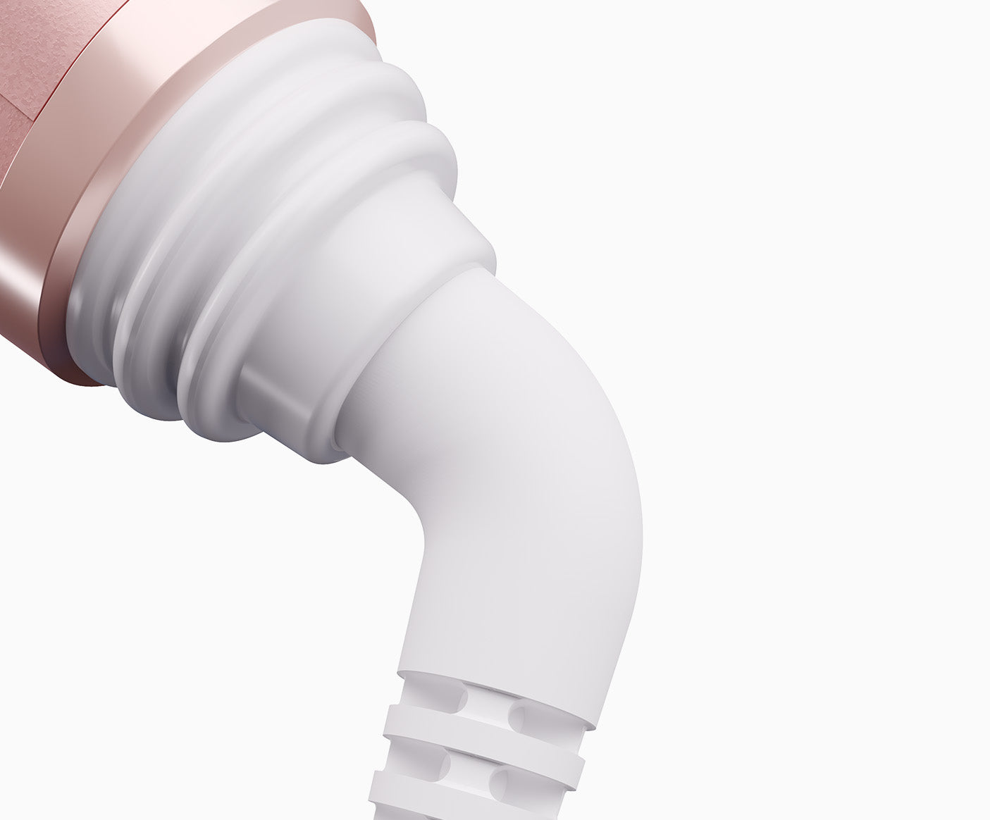 Close up of the 360° Swivel Cord on the CLOUD NINE Original Pro Pink Iron.
