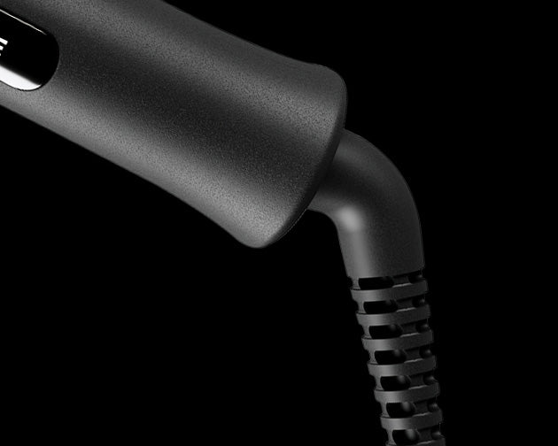 Close up of the 360° Swivel Cord on the Texture Wand.
