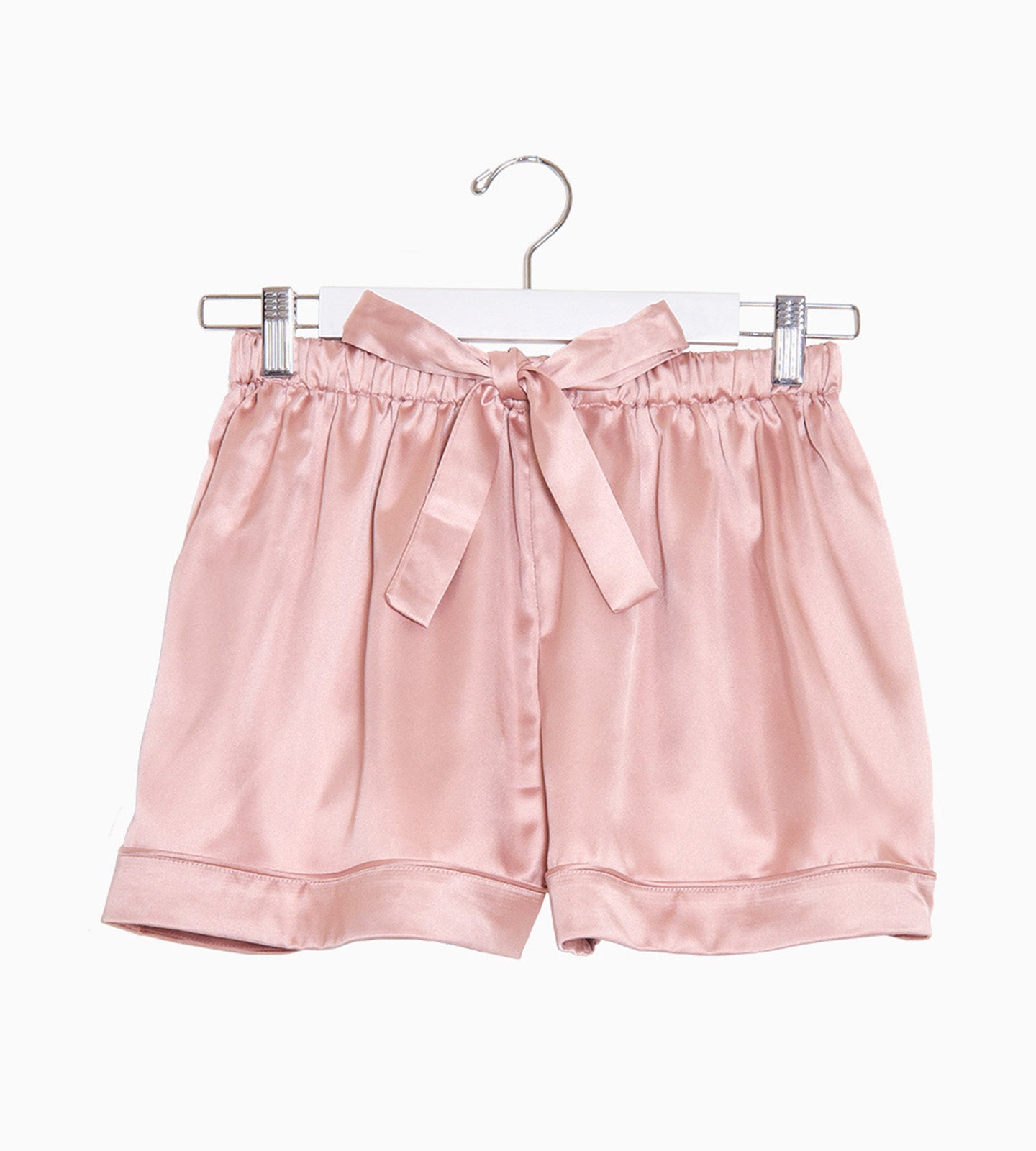 An image of the Luxury Rose Pyjama shorts.