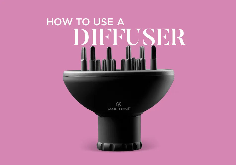 How to use a hair diffuser What is a hair diffuser CLOUD NINE
