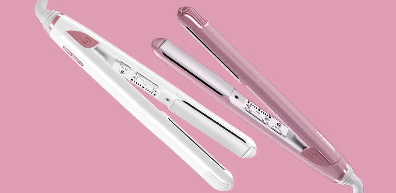 How to wave hair with straightener Glam waves CLOUD NINE