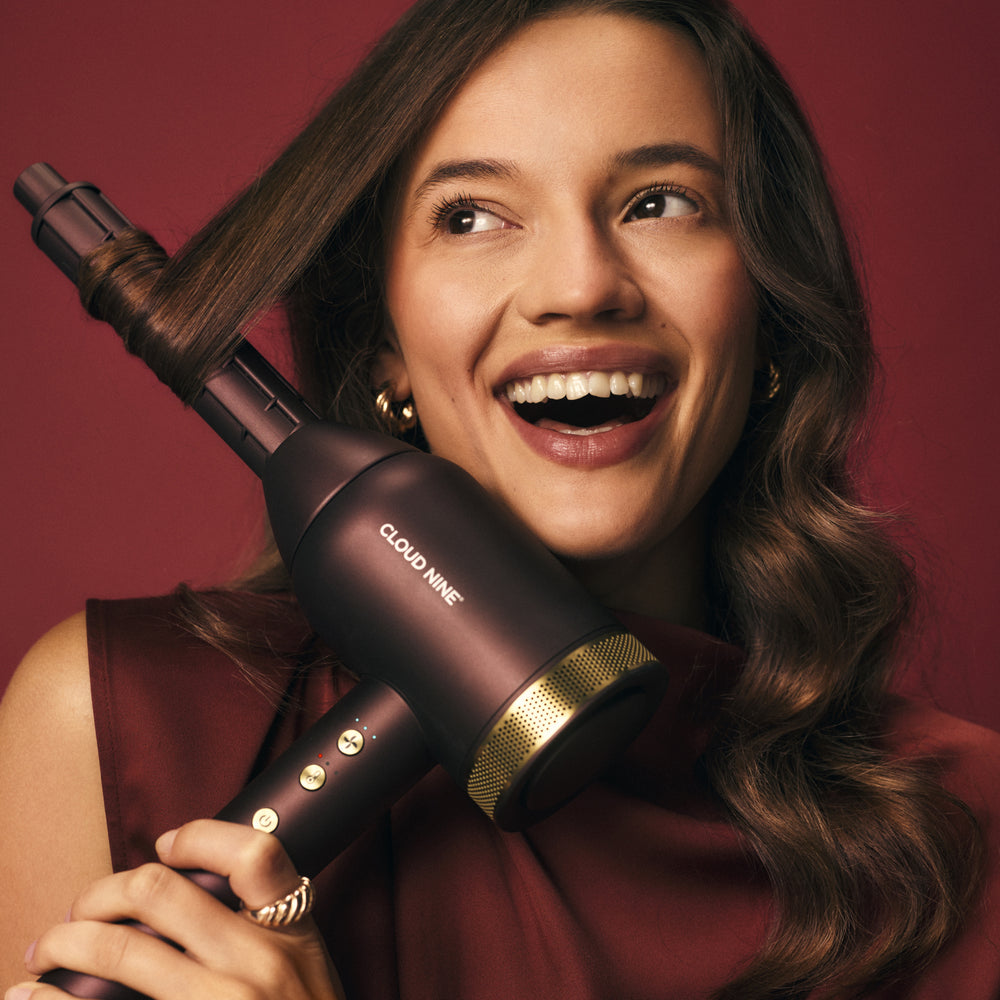 The Dark Burgundy Airshot Pro with Volumizers