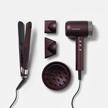 The Dark Burgundy Original Iron and Airshot Pro Styling Set
