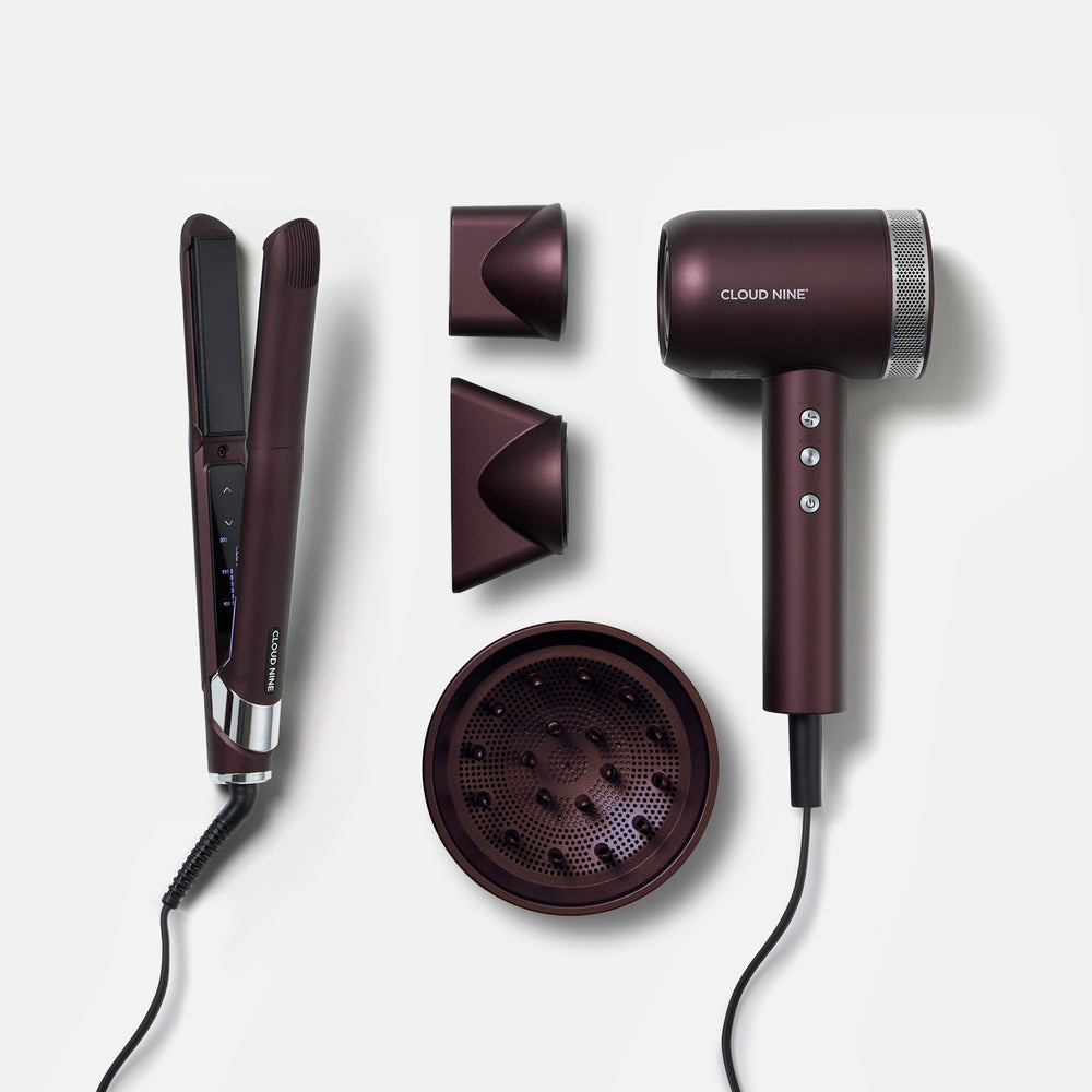 The Dark Burgundy Original Iron and Airshot Pro Styling Set