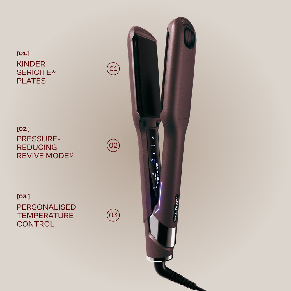 The Dark Burgundy Wide Iron