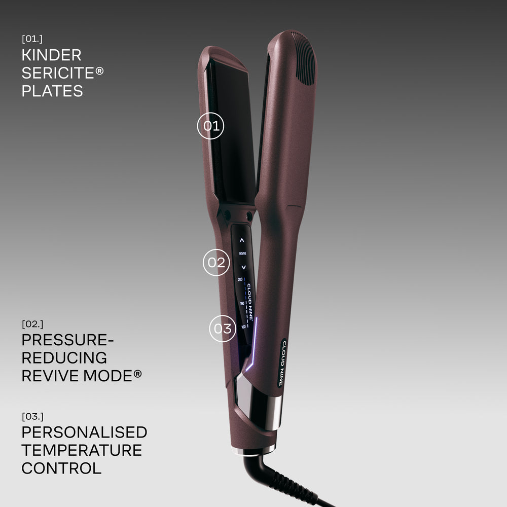 The Dark Burgundy Wide Iron
