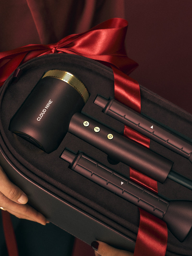 The Dark Burgundy Airshot Pro with Volumizers