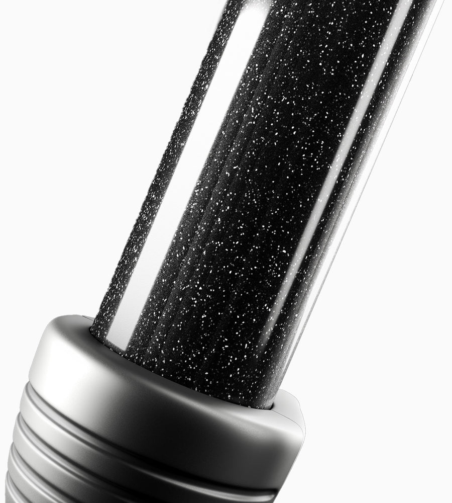Close-up of the mineral infused barrel on the CLOUD NINE Curling Wand.