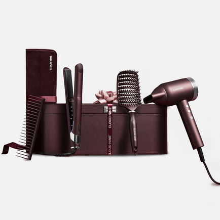 The Dark Burgundy Original Iron and Airshot Pro Styling Set