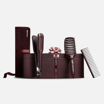 The Dark Burgundy Wide Iron