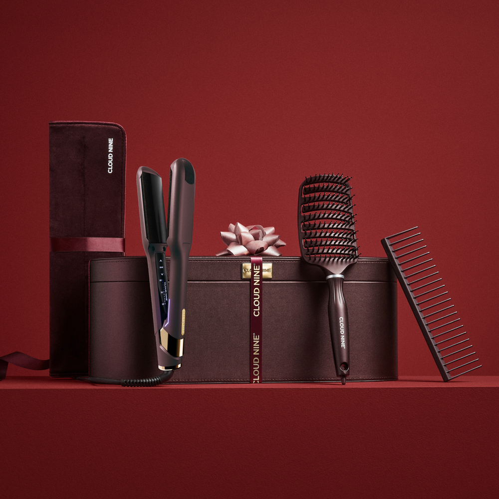 The Dark Burgundy Contouring Wide Iron