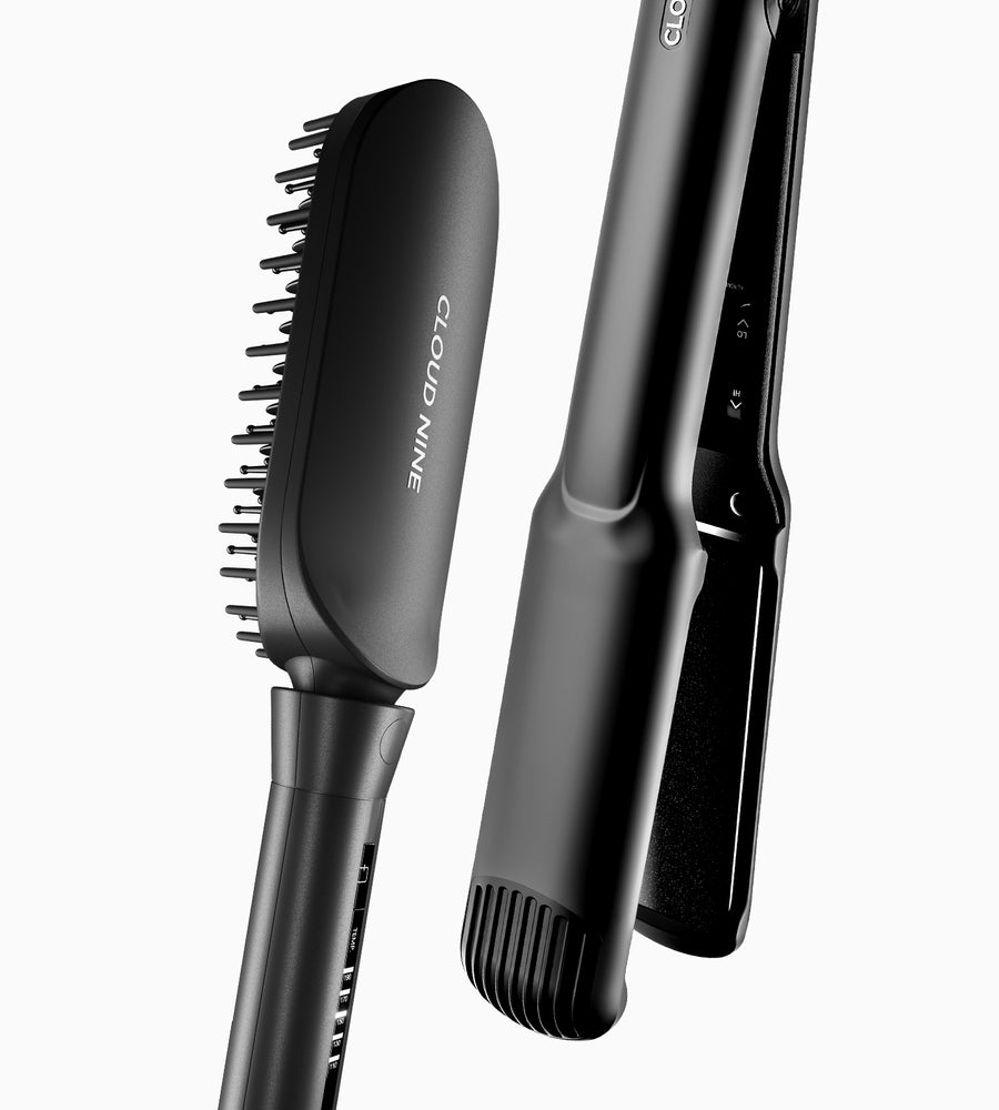 The Wide Iron and Original Hot Brush Styling Set