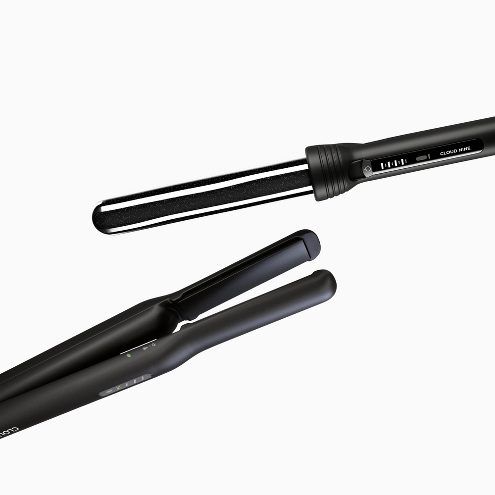 The Original Cordless Iron & Curling Wand Styling Set