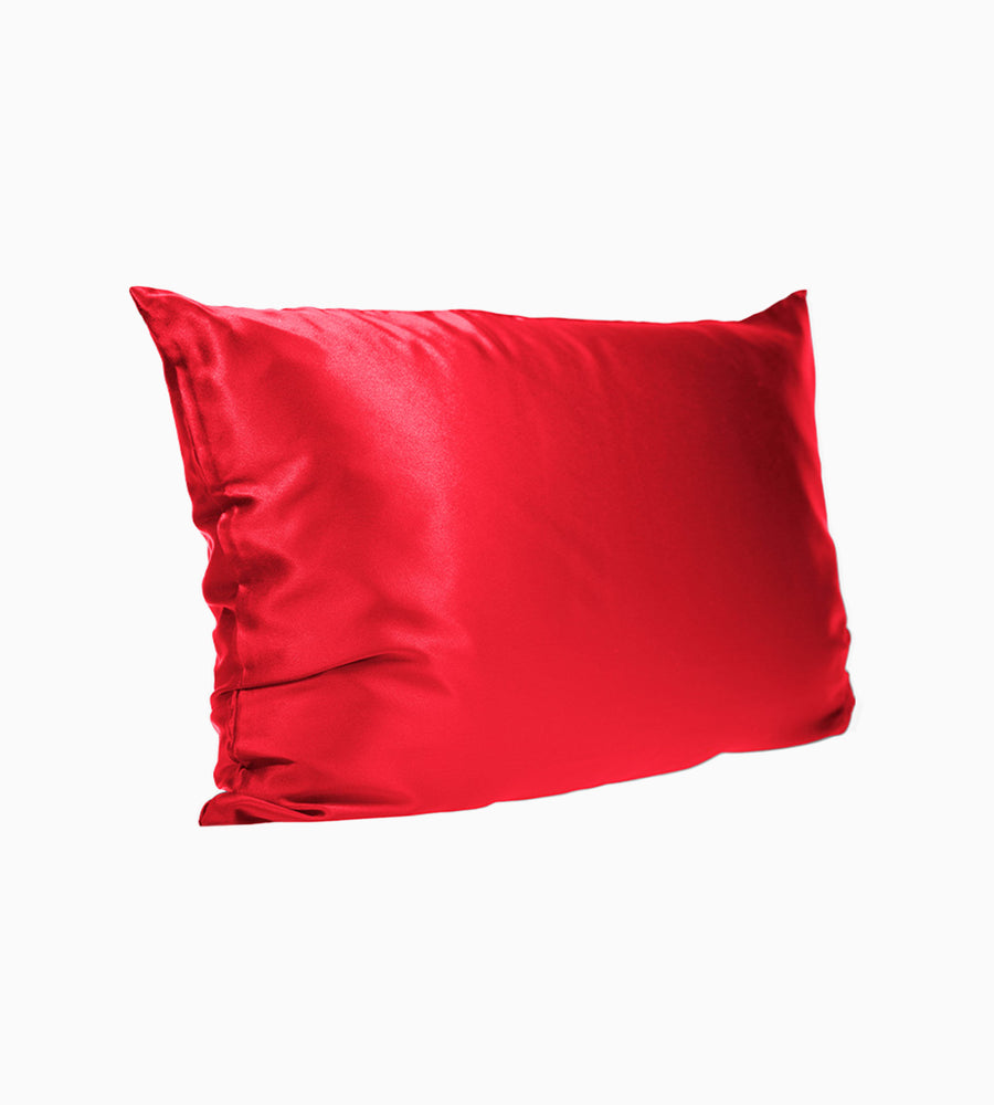 Silk Pillowcase - Red