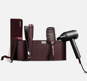 The Dark Burgundy Wide Iron & The Airshot Pro Styling Set