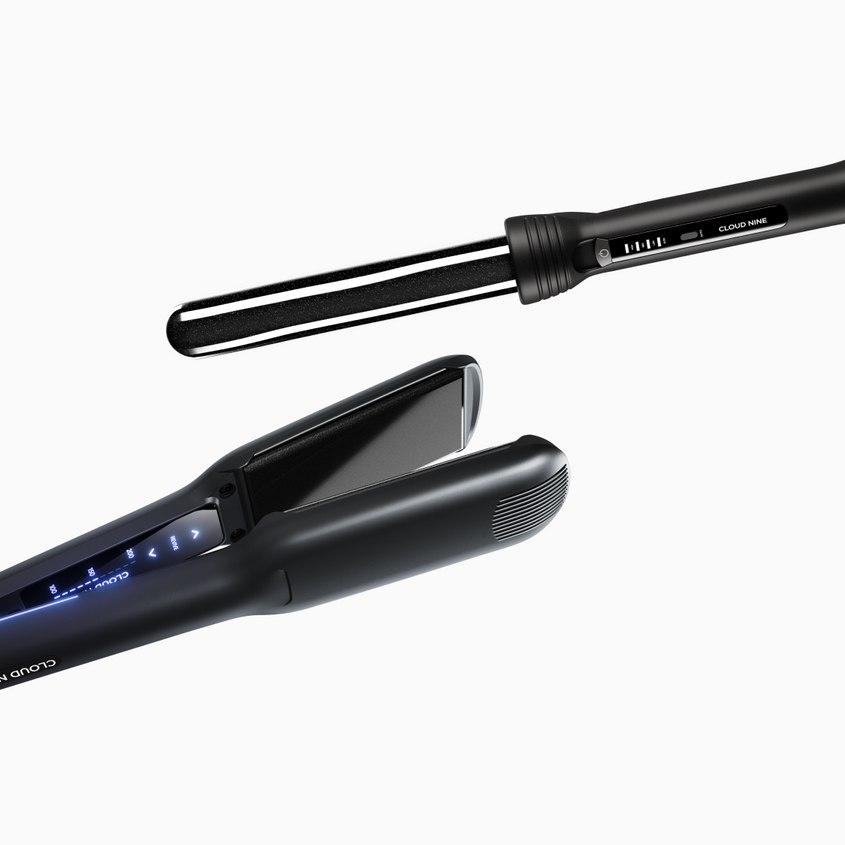 The Wide Iron & The Curling Wand Styling Set