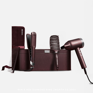 The Dark Burgundy Wide Iron & The Airshot Pro Styling Set