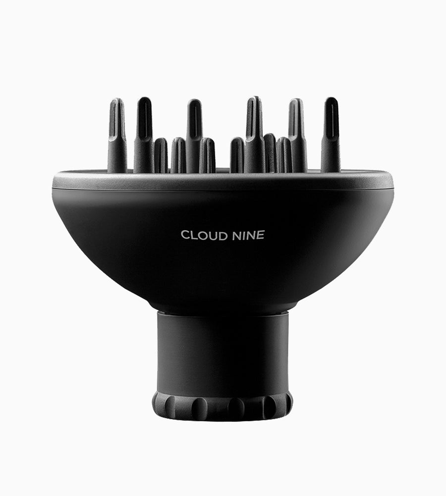 Black diffuser attachment for The Airshot, featuring CLOUD NINE branding.