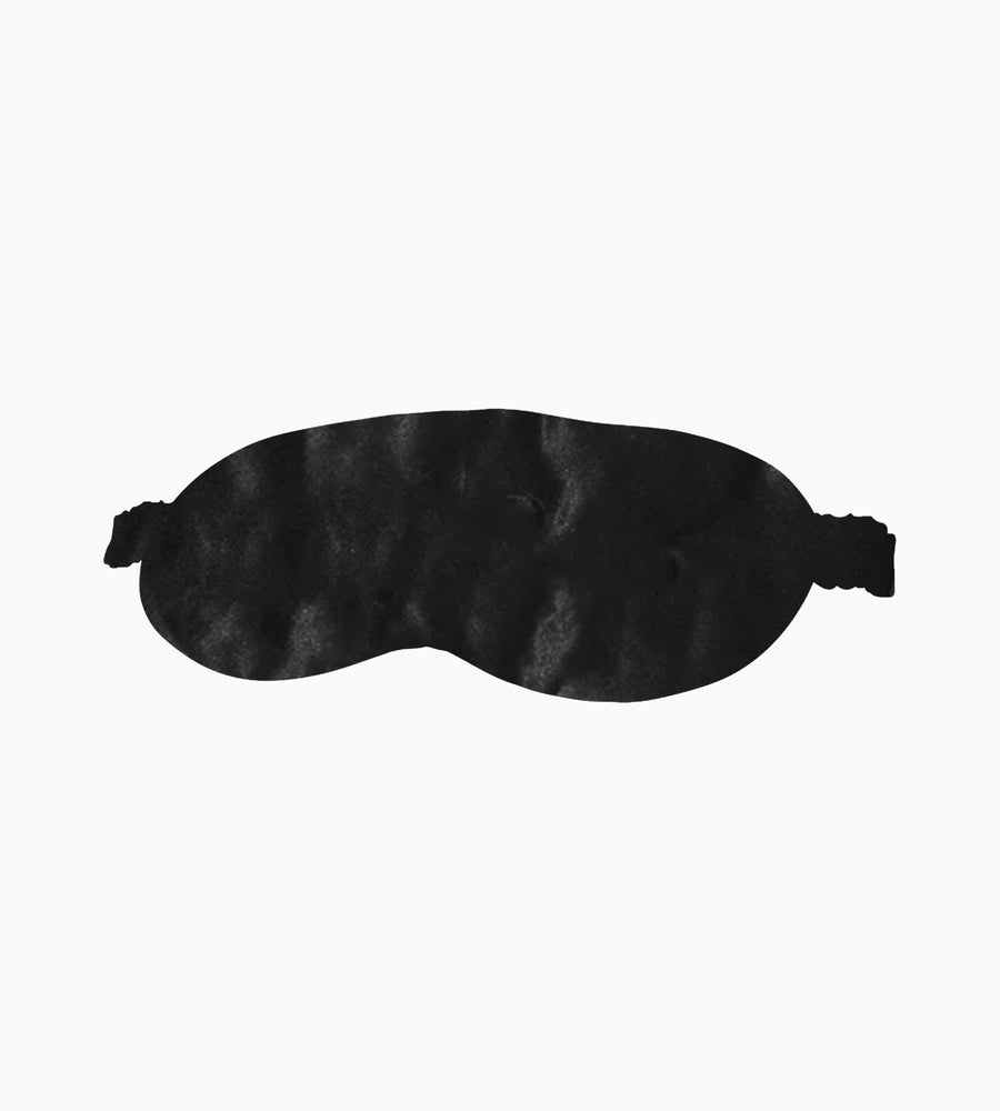 Black silk eyemask.